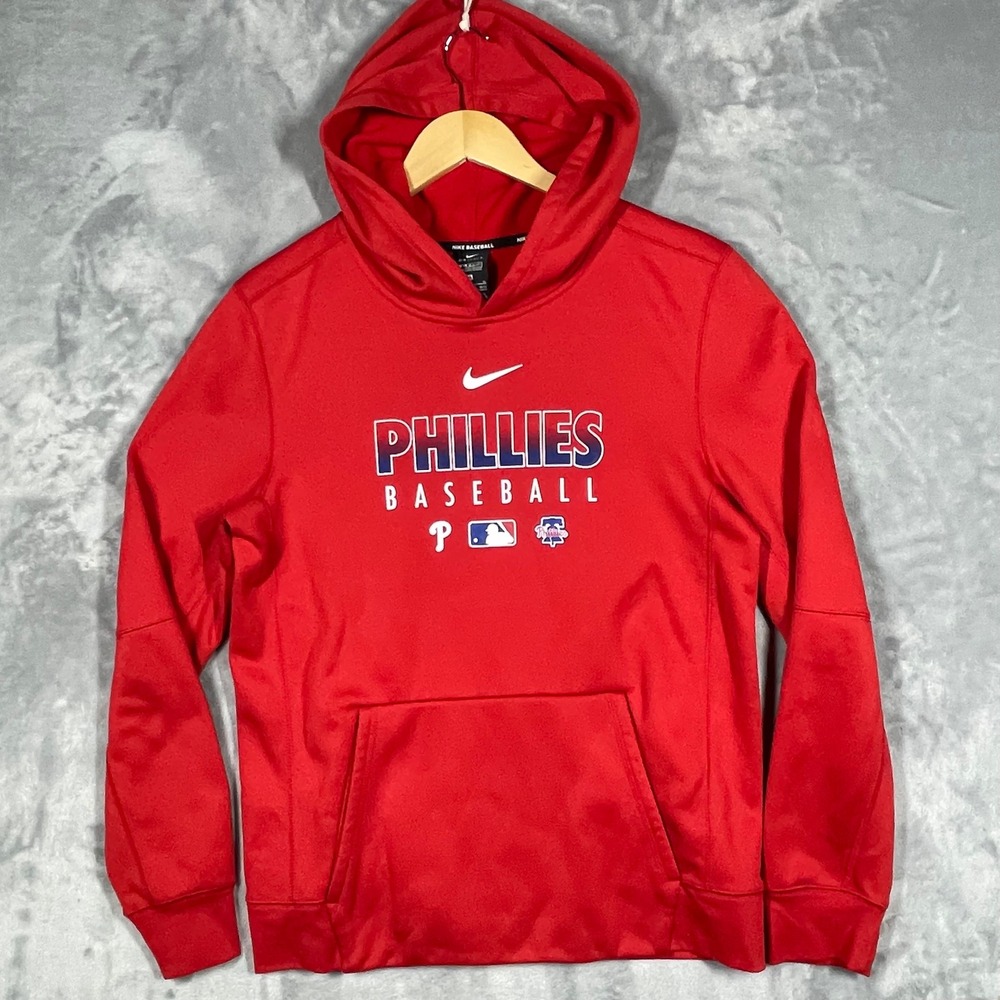 Nike Baseball Philadelphia Phillies Dri-FIT Red Hoodie Youth XL 18/20 MLB